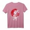 Japanisches Samurai Feuerkrieger T-Shirt mit Schwertern - Vintage Design für Kampfsport- und Japan-Fans