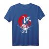 Japanisches Samurai Feuerkrieger T-Shirt mit Schwertern - Vintage Design für Kampfsport- und Japan-Fans