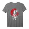 Japanisches Samurai Feuerkrieger T-Shirt mit Schwertern - Vintage Design für Kampfsport- und Japan-Fans