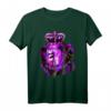 TEAM GAGA Löwe mit Krone und Schwert – Lila Surreal Fantasy T-Shirt für Sport, Party & Geschenkideen