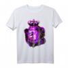 TEAM GAGA Löwe mit Krone und Schwert – Lila Surreal Fantasy T-Shirt für Sport, Party & Geschenkideen