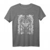 Wikinger Muster Vegvisir Valknut Wikinger Schwert und Axt T-Shirt – Perfektes Geschenk für Wikinger- und Nordische Mythologie-Fans