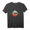 Retro Herzschlag Schwimmen T-Shirt – Geschenk für Schwimmer, Wassersportler & Schwimmtrainer zu Weihnachten & Geburtstag