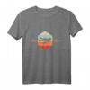 Retro Herzschlag Schwimmen T-Shirt – Geschenk für Schwimmer, Wassersportler & Schwimmtrainer zu Weihnachten & Geburtstag