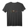 EKG Schwimmen T-Shirt – Geschenk für Schwimmer, Wassersportler & Wasserratten zu Weihnachten & Geburtstag