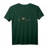 EKG Schwimmen T-Shirt – Geschenk für Schwimmer, Wassersportler & Wasserratten zu Weihnachten & Geburtstag