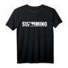 Schwimmen T-Shirt für Schwimmer - Klassisch geschnitten, doppelt genähter Saum, perfekt für Wettkämpfe und Training