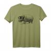 HapMonkey Nilpferd T-Shirt mit Schwimmen Maske & Schnorchel - Perfektes Geschenk für Tierliebhaber, Schwimmer & Nilpferd-Fans