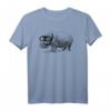 HapMonkey Nilpferd T-Shirt mit Schwimmen Maske & Schnorchel - Perfektes Geschenk für Tierliebhaber, Schwimmer & Nilpferd-Fans