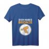 Damen Ich Habe Bronze Schwimmabzeichen T-Shirt mit V-Ausschnitt – Stolz auf Schwimmprüfung, perfektes Geschenk für Hobbyschwimmer und Wasser Ratten