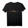Schwimm-Herzschlag Retro T-Shirt für Schwimmer – Perfektes Geschenk für Wasserratten und Wassersport-Enthusiasten