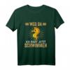Kinder T-Shirt mit 'Weg da ich darf jetzt schwimmen' - Perfekt für Kinder nach dem Seepferdchen-Abzeichen, Schwimmunterricht & Schwimmfreude