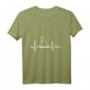HapMonkey Schwimmer und Taucher T-Shirt – Hai-Herzschlag, Cooles Geschenk für Wassersportliebhaber im Pool und Meer