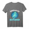 Kinder Offiziell Bestanden Seepferdchen Abzeichen Schwimmabzeichen T-Shirt – Lustiges Geschenk für Jungen und Mädchen, die ihre Schwimmprüfung bestanden haben