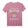Leg dich niemals mit einem Piloten an... Lustiges T-Shirt für Flugzeugfans, Segelflieger & Piloten - Perfektes Geschenk zu Weihnachten, Vatertag & Geburtstag