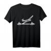 Segelflugzeug Pulsschlag T-Shirt – Perfektes Geschenk für Segelflieger, Piloten & Flugbegeisterte zum Soaring & Extremsport