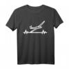 Segelflugzeug Pulsschlag T-Shirt – Perfektes Geschenk für Segelflieger, Piloten & Flugbegeisterte zum Soaring & Extremsport