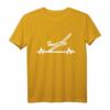 Segelflugzeug Pulsschlag T-Shirt – Perfektes Geschenk für Segelflieger, Piloten & Flugbegeisterte zum Soaring & Extremsport