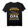 Herren Segelflieger T-Shirt mit Gleitflugzeug Motiv – Vatertag, Geburtstag & Weihnachten Geschenk für Opas & Flugzeugliebhaber