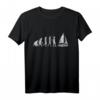Evolution Segeln T-Shirt – Perfektes Geschenk für Segler, Skipper und Wassersportler zu Weihnachten, Ostern & Geburtstag