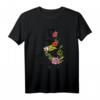 Heimat Küste Meer Segeln Anker T-Shirt mit Blumen – Klassisches maritimes Design für Segler und Küstenliebhaber