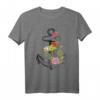 Heimat Küste Meer Segeln Anker T-Shirt mit Blumen – Klassisches maritimes Design für Segler und Küstenliebhaber