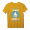 Nur ein Junge der segeln liebt T-Shirt – Perfektes Geschenk für junge Segler, Segelboot Fans & Meerabenteurer