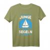 Nur ein Junge der segeln liebt T-Shirt – Perfektes Geschenk für junge Segler, Segelboot Fans & Meerabenteurer