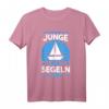 Nur ein Junge der segeln liebt T-Shirt – Perfektes Geschenk für junge Segler, Segelboot Fans & Meerabenteurer