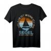 Cooles Segler Retro Vintage Design T-Shirt – Perfekt für Segler, Kapitäne & Segelurlaub an Nord- & Ostsee