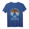 Cooles Segler Retro Vintage Design T-Shirt – Perfekt für Segler, Kapitäne & Segelurlaub an Nord- & Ostsee