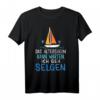 Segeln Segler Katamaran Yacht Segelyacht T-Shirt - Hochwertiges, klassisch geschnittenes Segelshirt mit doppeltem Saum