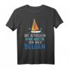 Segeln Segler Katamaran Yacht Segelyacht T-Shirt - Hochwertiges, klassisch geschnittenes Segelshirt mit doppeltem Saum