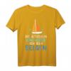 Segeln Segler Katamaran Yacht Segelyacht T-Shirt - Hochwertiges, klassisch geschnittenes Segelshirt mit doppeltem Saum