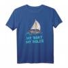 Segeln Mein Boot Meine Regeln Captain Segler Segelboot T-Shirt – Perfektes Geschenk für Kapitäne, Segler & Meerliebhaber zum Geburtstag, Weihnachten & Rente