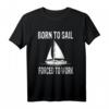 HapMonkey Segeln T-Shirt - Segelschiff und Skipper Design für Männer und Frauen, Perfekt für Segel- und Bootsliebhaber