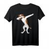Glatthaar Foxterrier Dabbing Dab Tanz T-Shirt – Lustiges Hundeshirt, perfektes Geschenk für Foxterrier Fans, Hundeliebhaber & Kinder
