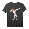 Glatthaar Foxterrier Dabbing Dab Tanz T-Shirt – Lustiges Hundeshirt, perfektes Geschenk für Foxterrier Fans, Hundeliebhaber & Kinder