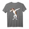 Glatthaar Foxterrier Dabbing Dab Tanz T-Shirt – Lustiges Hundeshirt, perfektes Geschenk für Foxterrier Fans, Hundeliebhaber & Kinder