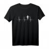 Heartbeat EKG Pulse Springseil T-Shirt – Lustiges Sportshirt für Fitness, Seilspringen & Ausdauertraining