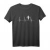 Heartbeat EKG Pulse Springseil T-Shirt – Lustiges Sportshirt für Fitness, Seilspringen & Ausdauertraining
