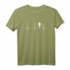 Heartbeat EKG Pulse Springseil T-Shirt – Lustiges Sportshirt für Fitness, Seilspringen & Ausdauertraining