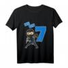 Kinder Ninja T-Shirt zum 7. Geburtstag für Jungen - Perfekt für Ninja-Party und Kampfsportfans