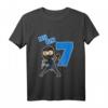 Kinder Ninja T-Shirt zum 7. Geburtstag für Jungen - Perfekt für Ninja-Party und Kampfsportfans