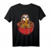 Kawaii Japanische Ramen Nudeln Faultier Tier Familie T-Shirt – Lustiges Geschenk für Tierliebhaber, Ramen-Fans und Freunde zu Geburtstagen, Weihnachten & mehr