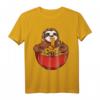 Kawaii Japanische Ramen Nudeln Faultier Tier Familie T-Shirt – Lustiges Geschenk für Tierliebhaber, Ramen-Fans und Freunde zu Geburtstagen, Weihnachten & mehr