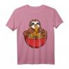 Kawaii Japanische Ramen Nudeln Faultier Tier Familie T-Shirt – Lustiges Geschenk für Tierliebhaber, Ramen-Fans und Freunde zu Geburtstagen, Weihnachten & mehr