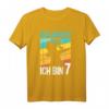 Mädchen Tanzen Bääm Ich bin 7 Jahre Dab Geburtstag T-Shirt - Lustiges Party-Shirt für den Kindergeburtstag mit tollem Motto