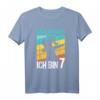 Mädchen Tanzen Bääm Ich bin 7 Jahre Dab Geburtstag T-Shirt - Lustiges Party-Shirt für den Kindergeburtstag mit tollem Motto