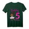 Kinder Schwarze Ballerina T-Shirt zum 5. Geburtstag – Perfektes Partythema und Geschenk für kleine Balletttänzerinnen